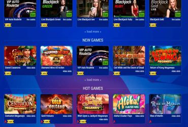 All British casino - list slot machines and live dealer games.